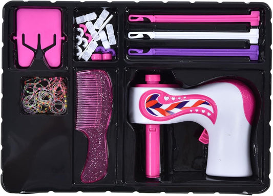 Tresseuse Électrique Magique – Kit de Coiffure Créatif pour Enfants