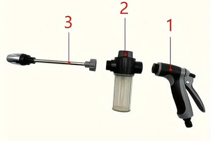 Pistolet de Lavage Haute Pression avec Canon à Mousse